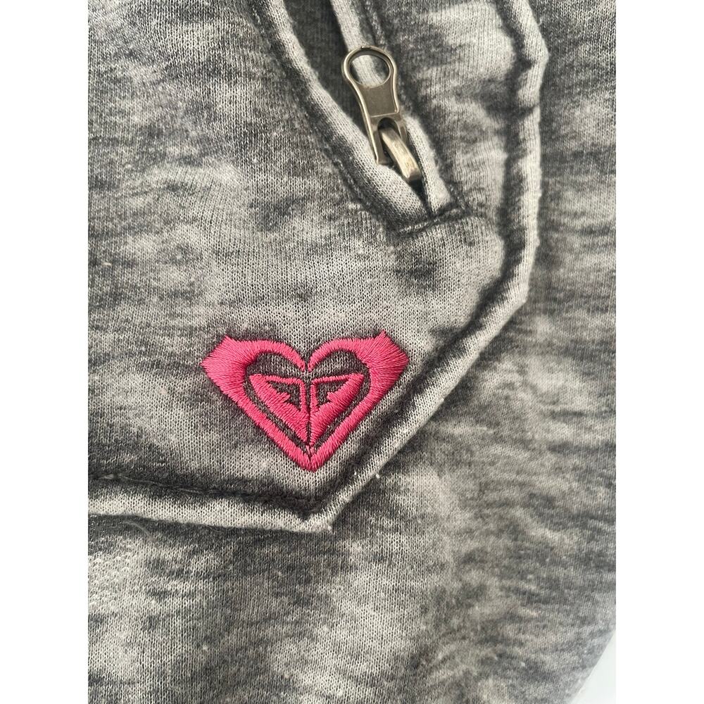 Y2K Roxy Gray and Pink Hoodie Sz XL - Picture 8 of 14
